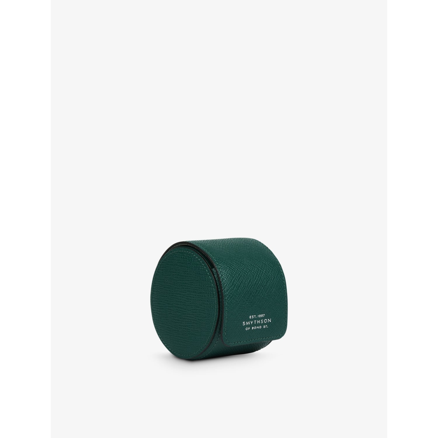 Smythson leather watch roll single 8cm (British brand)