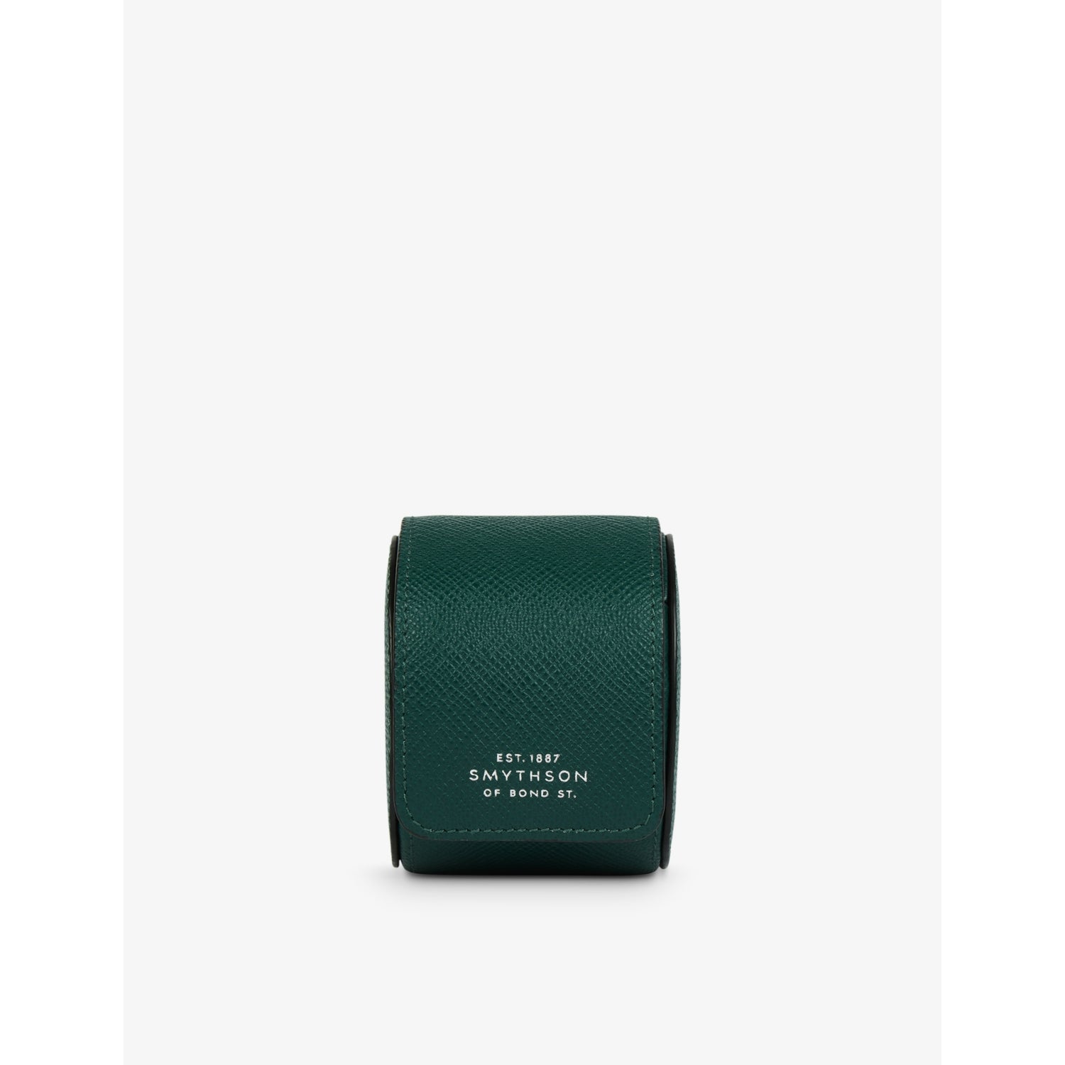 Smythson leather watch roll single 8cm (British brand)