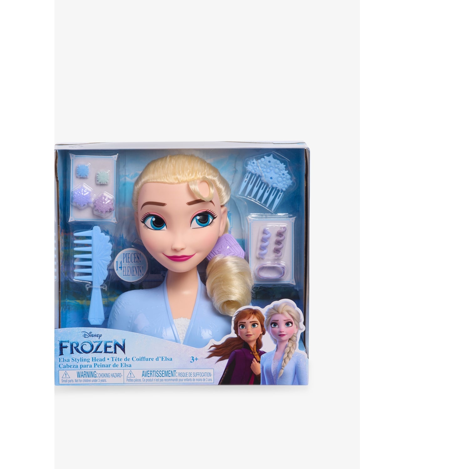 Disney Frozen Elsa styling head playset with accessories, UK version