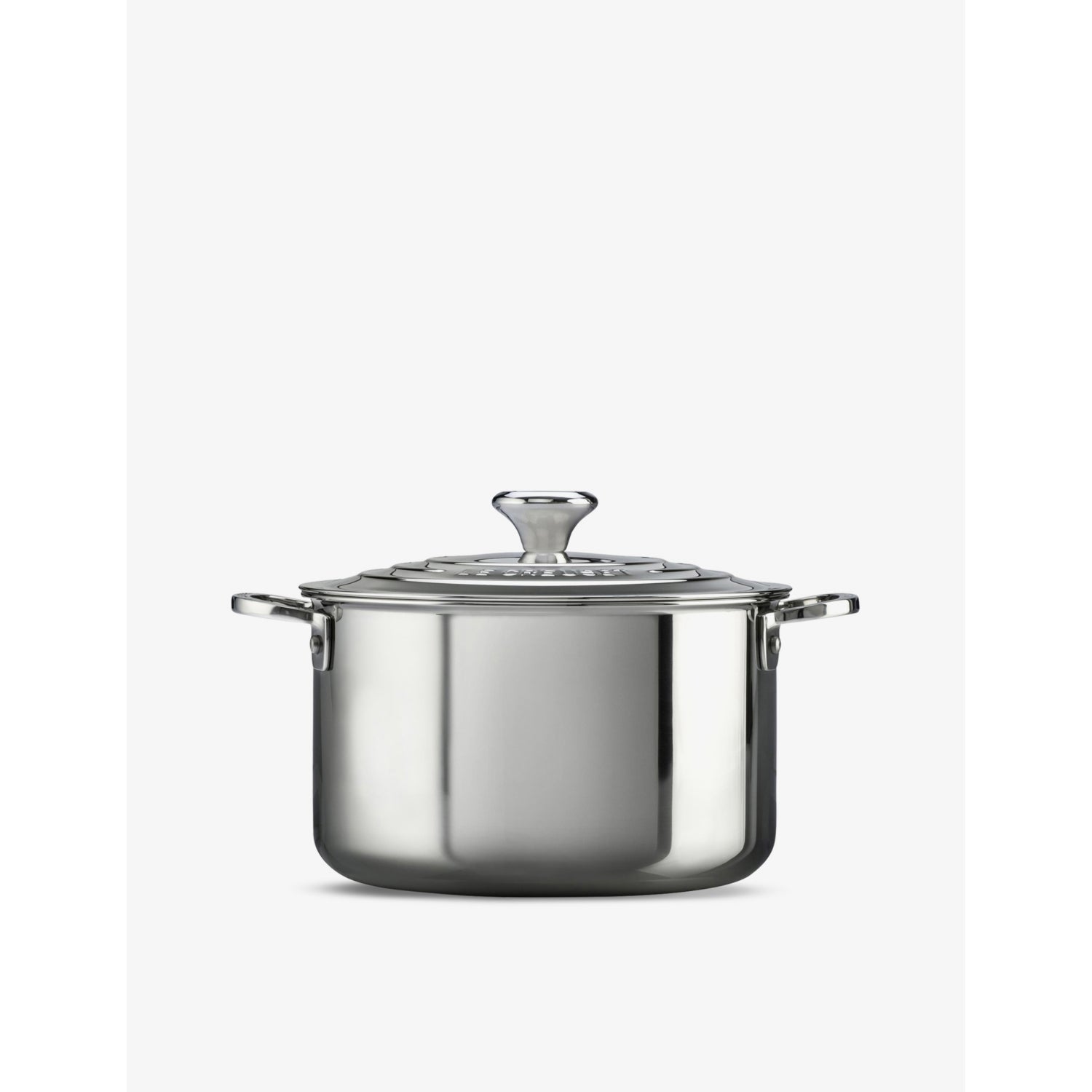 Le Creuset stainless-steel stockpot with lid 24cm, UK version