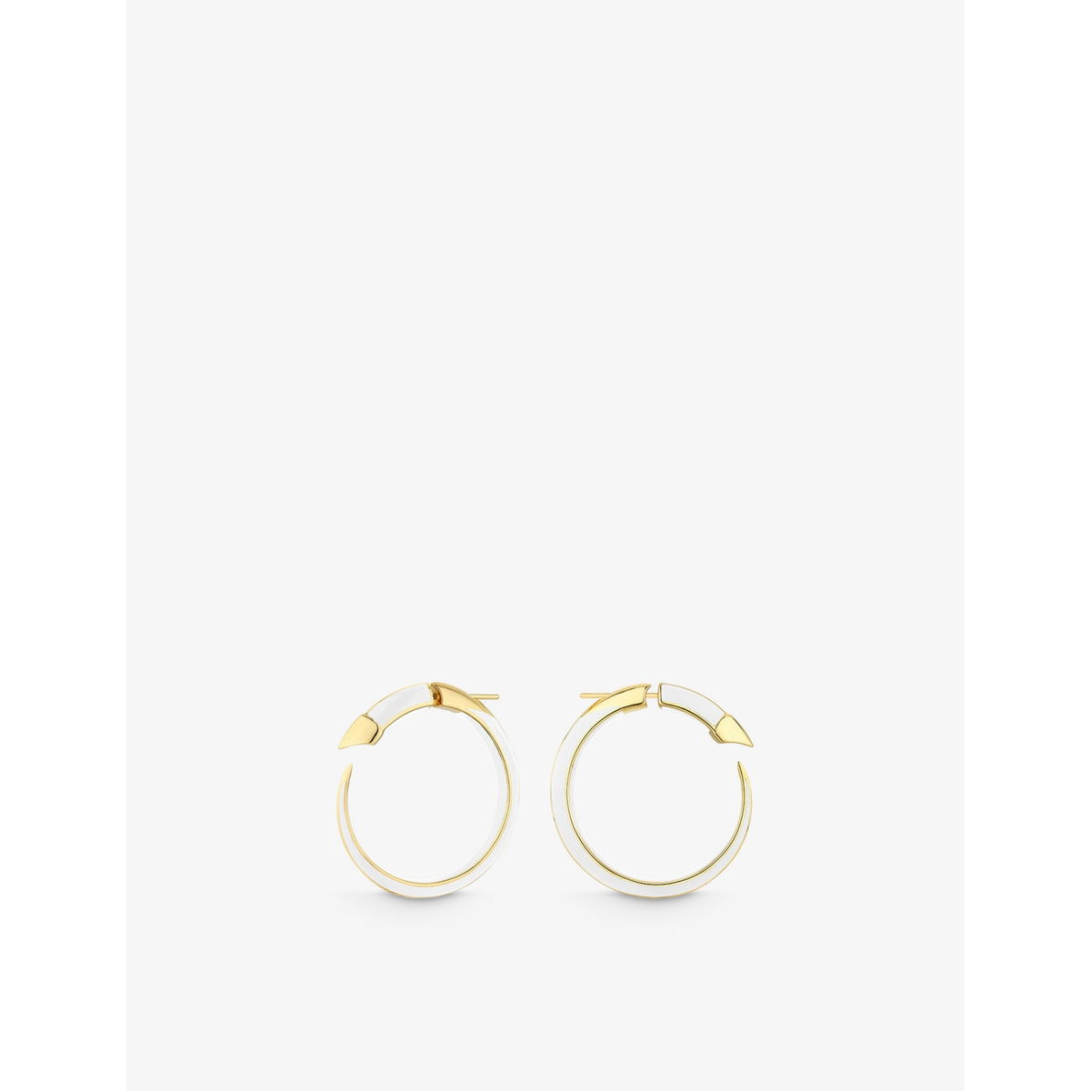 Shaun Leane Sabre Solis vermeil enamel hoop earrings, UK version