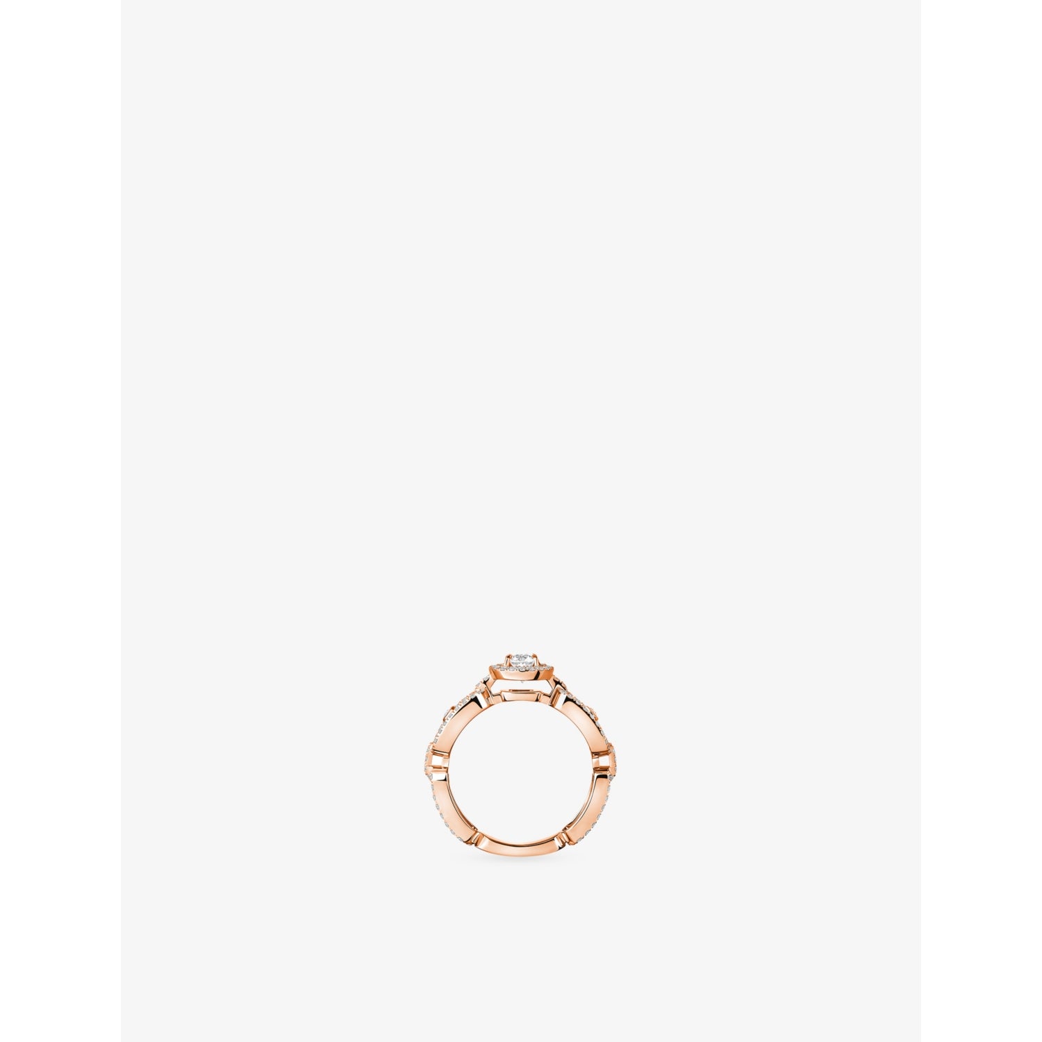 Messika 18ct yellow-gold diamond ring 0.80ct (British brand)
