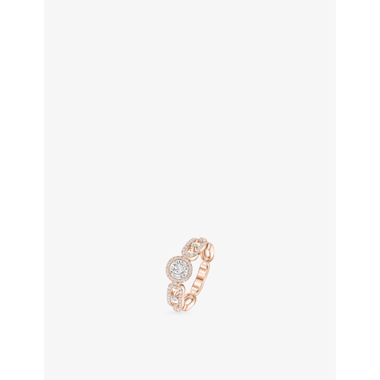 Messika 18ct yellow-gold diamond ring 0.80ct (British brand)