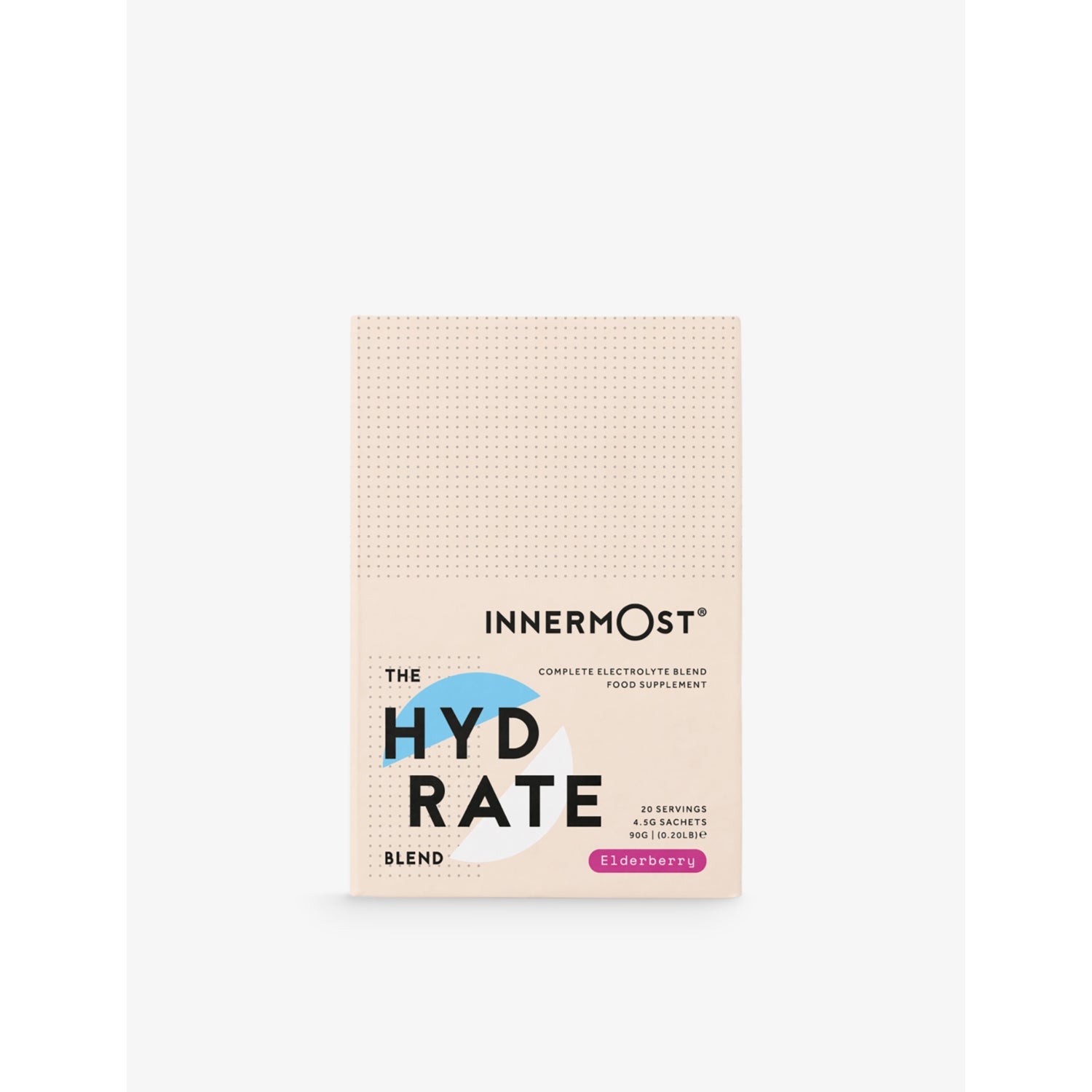 Innermost Hydrate Blend elderberry electrolytes vegan powder (British brand)