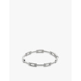 Monica Vinader sterling silver bangle from Signature Link collection (British brand)