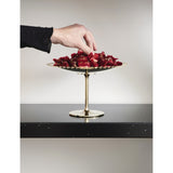 Alessi Edges brass cake stand 23.9cm (British brand)
