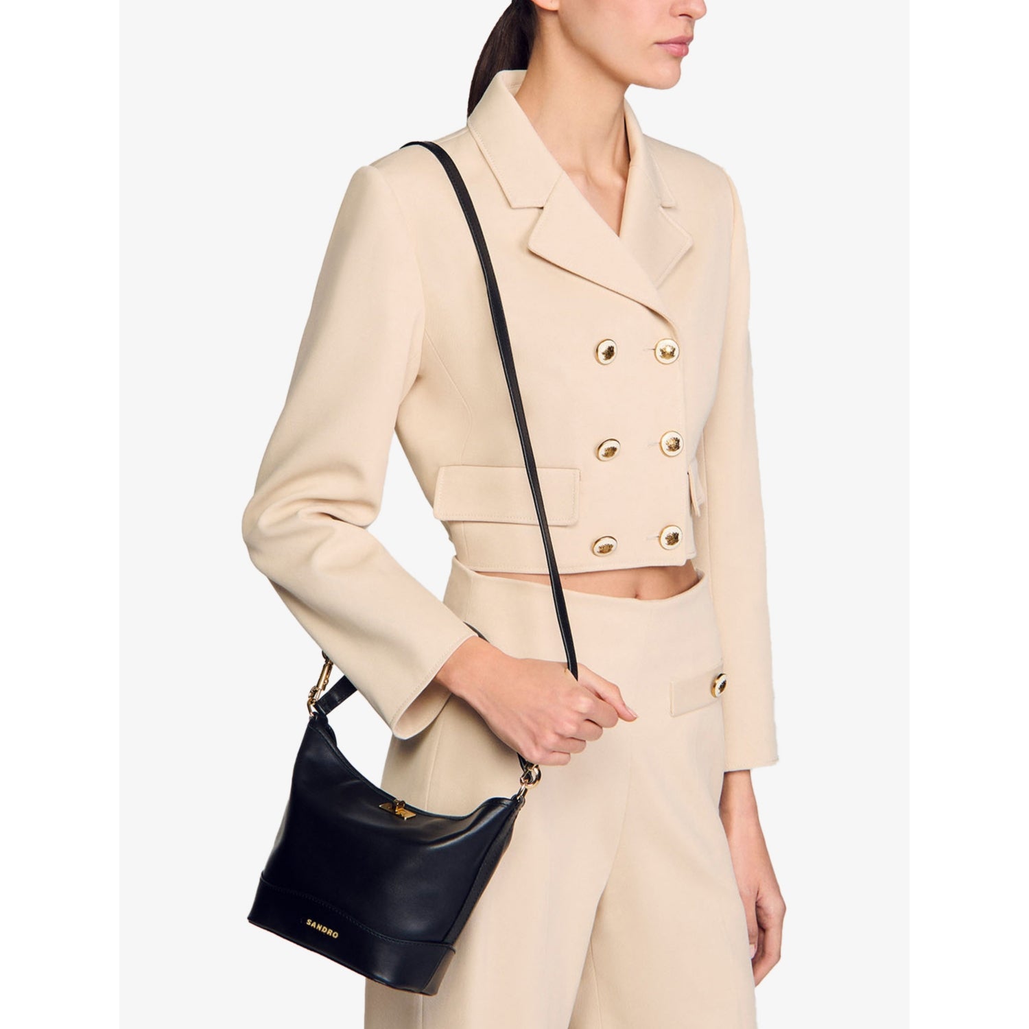 Tangoso small leather shoulder bag, UK version