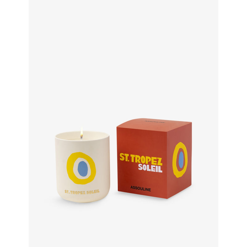 Assouline St Tropez Travel From Home scented candle 319g (British brand)
