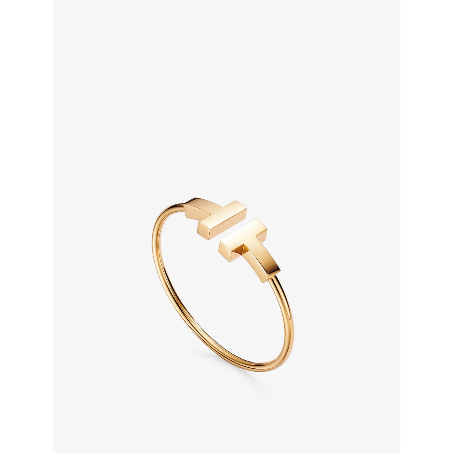 Tiffany & Co. wide wire bracelet 18ct yellow gold - British product