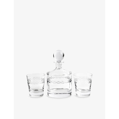 selfridges Wedgwood Neo Crystal Decanter and Tumbler Set- Buy online at McGrocer