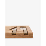 Woodsea cheese board with knives 55cm x 20cm, imported from the UK