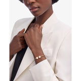 Bvlgari 18ct rose-gold mother-of-pearl cuff bracelet, imported from the UK