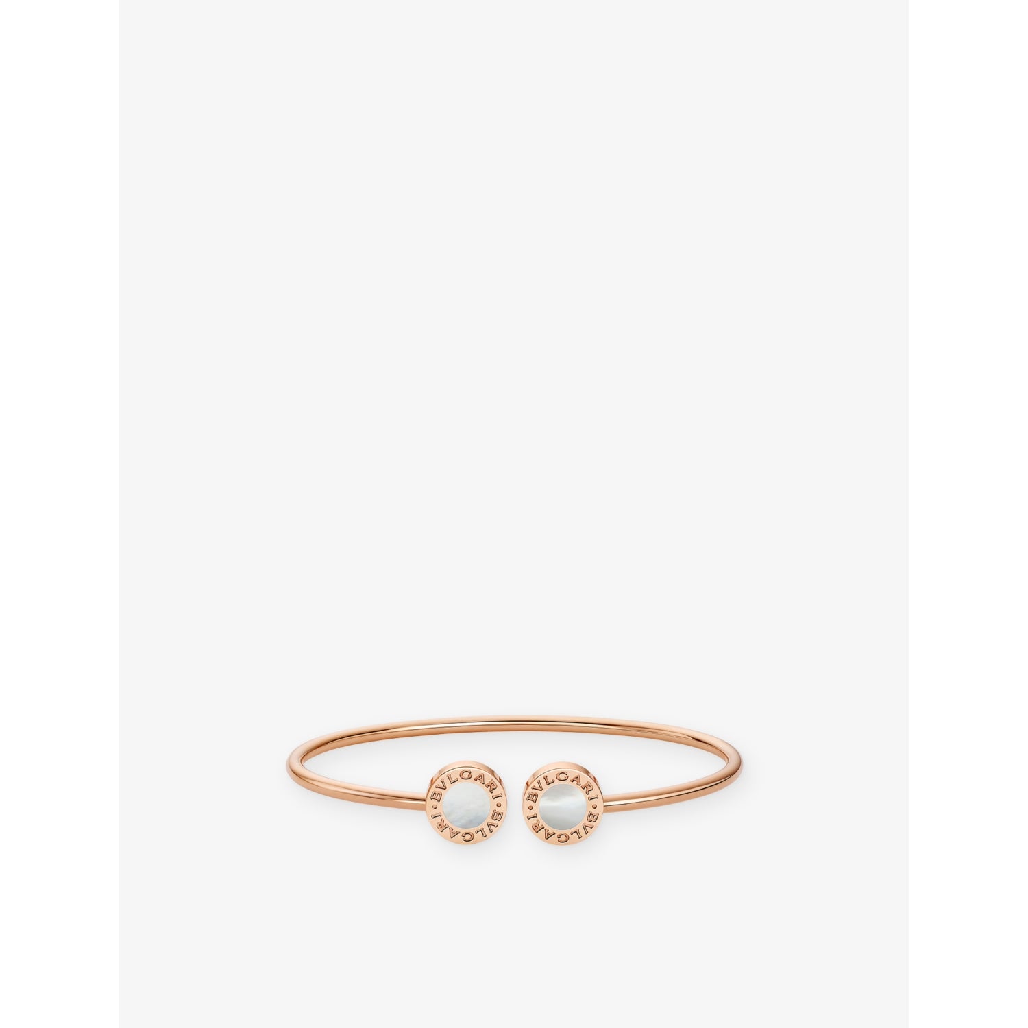 Bvlgari Bvlgari 18ct Rose-Gold and Mother-of-Pearl Bracelet - 21cm