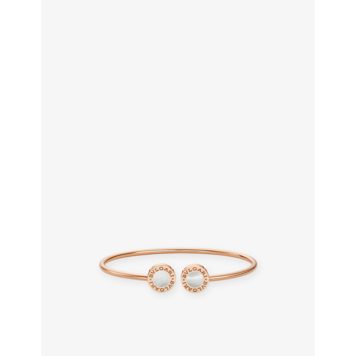 Bvlgari Bvlgari 18ct Rose-Gold and Mother-of-Pearl Bracelet - 21cm