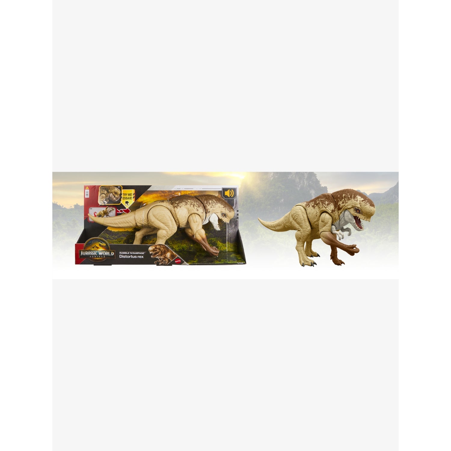 Jurassic World Distortus action figure 55cm, imported from the UK
