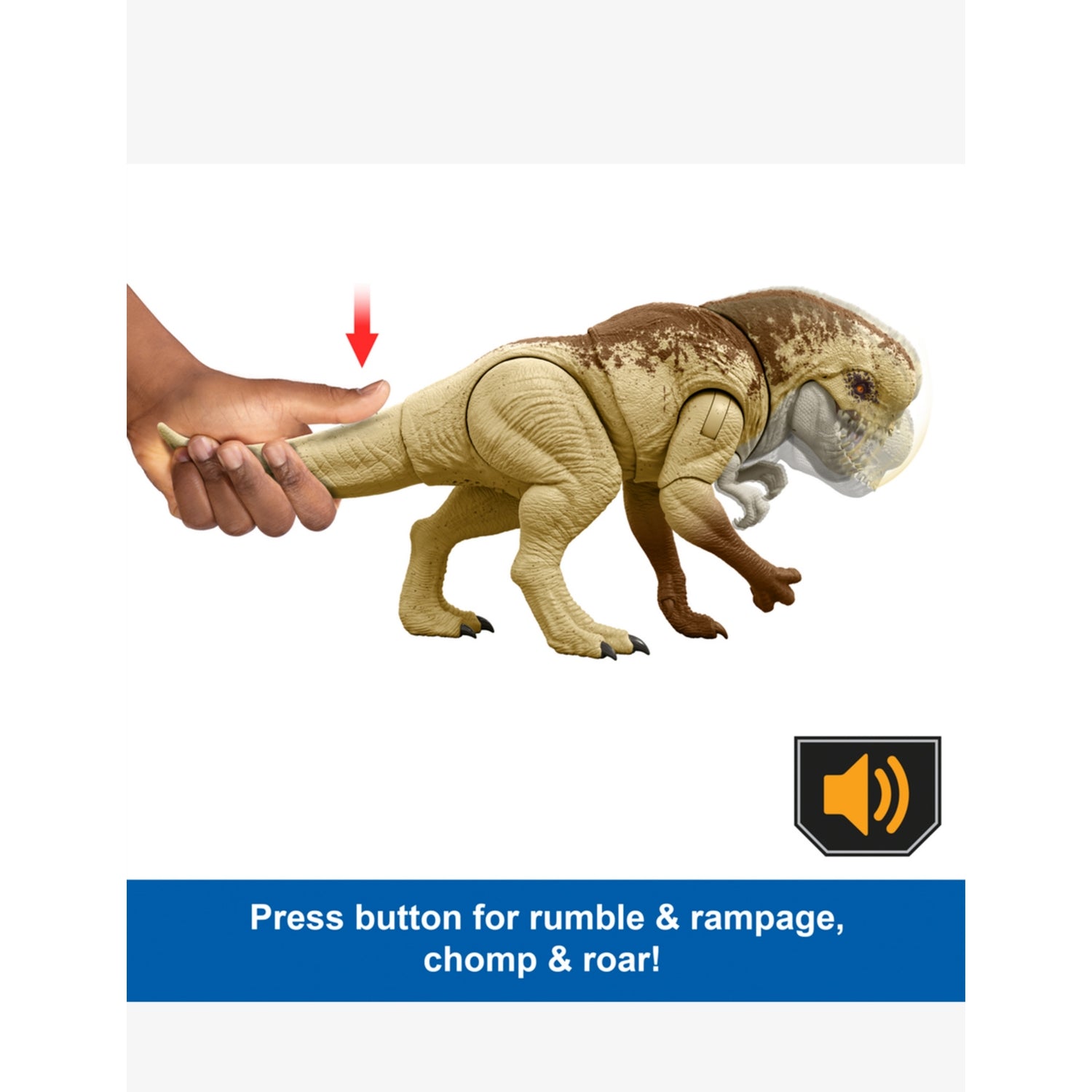 Jurassic World Distortus action figure 55cm, imported from the UK
