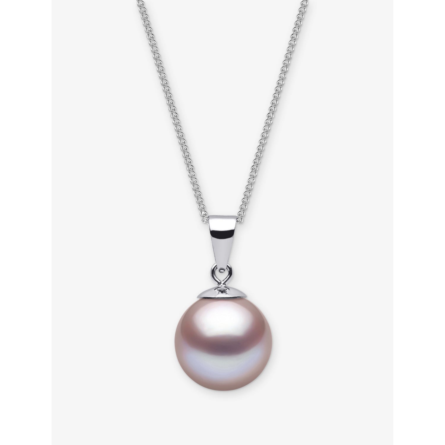 Yoko London pink freshwater pearl pendant 9mm, imported from the UK