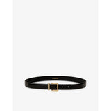 Sandro leather belt with adjustable buckle, imported from the UK
