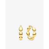 Sif Jakobs gold-plated sterling-silver hoop earrings 26mm, imported from the UK