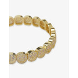 Lisa Gozlan pavé Happy Face bracelet with cubic zirconia, UK version