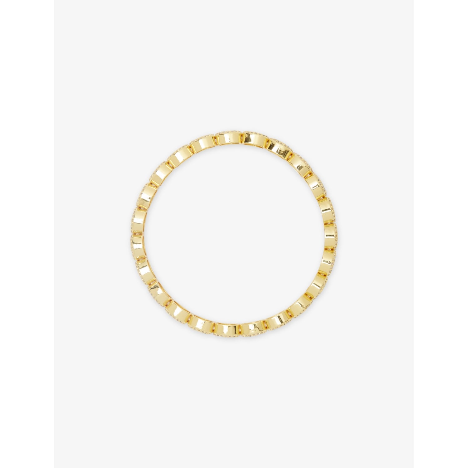 Lisa Gozlan pavé Happy Face bracelet with cubic zirconia, UK version