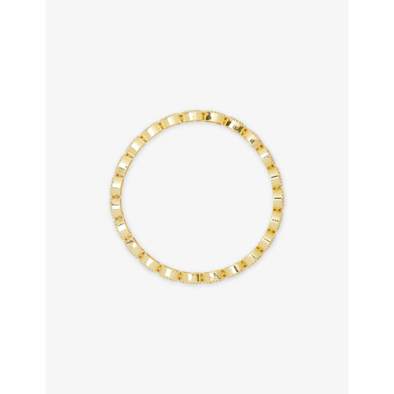 Lisa Gozlan pavé Happy Face bracelet with cubic zirconia, UK version