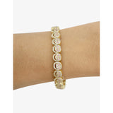 Lisa Gozlan pavé Happy Face bracelet with cubic zirconia, UK version