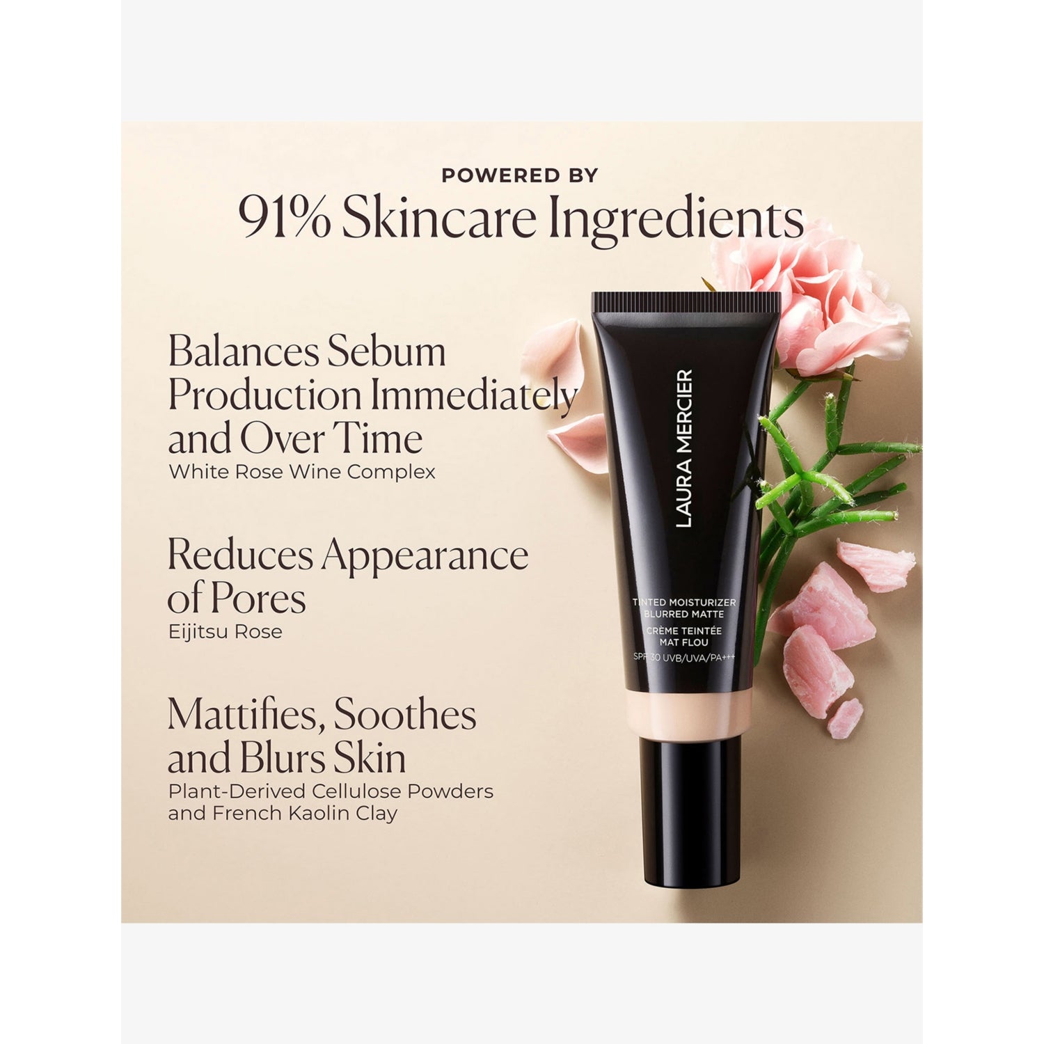 Laura Mercier Tinted Moisturiser Blurred Matte 45ml - British product