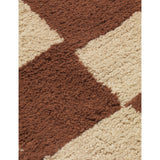 ferm LIVING checked cotton rug 80x150cm (British brand)