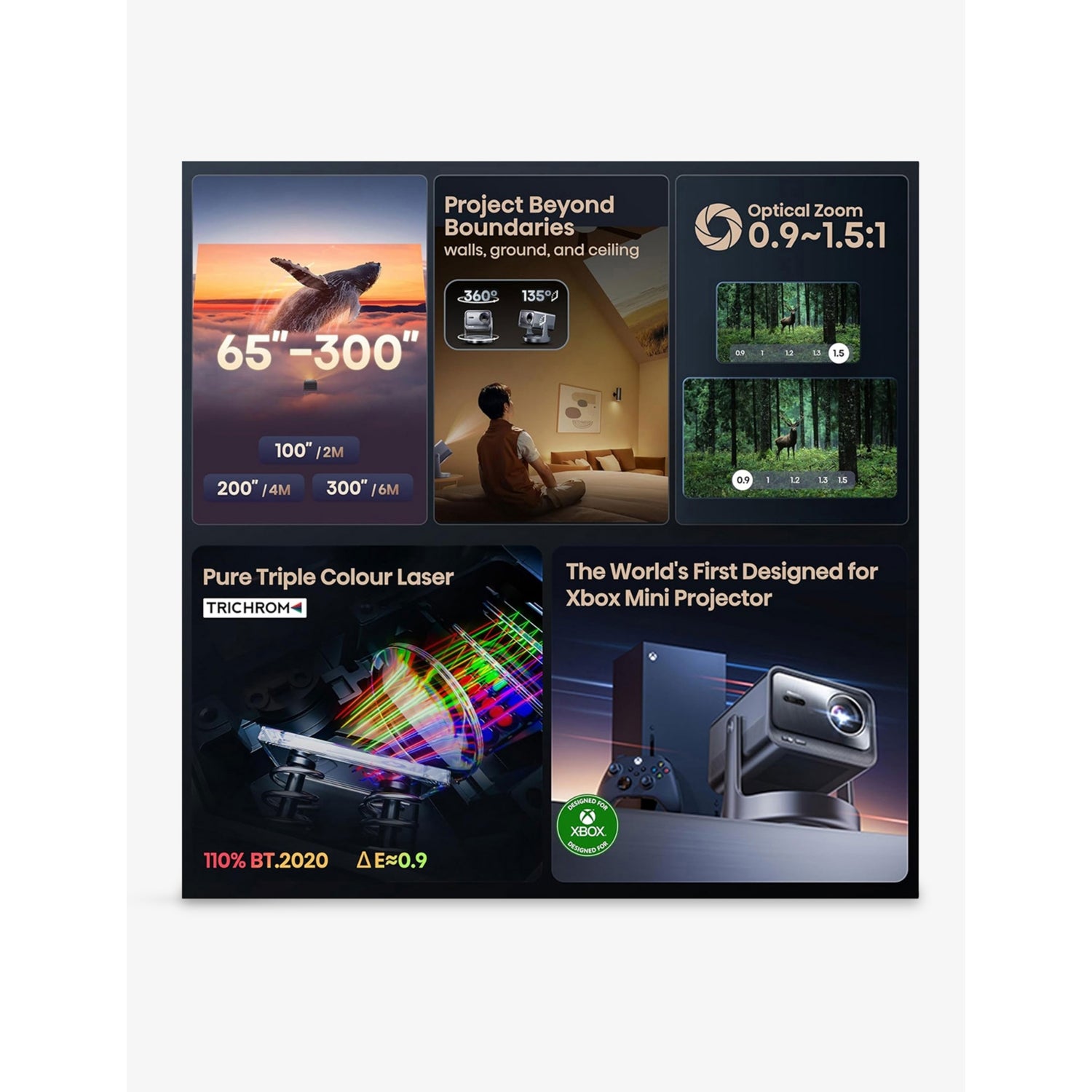 Hisense C2TUK 4K smart mini projector (British brand)