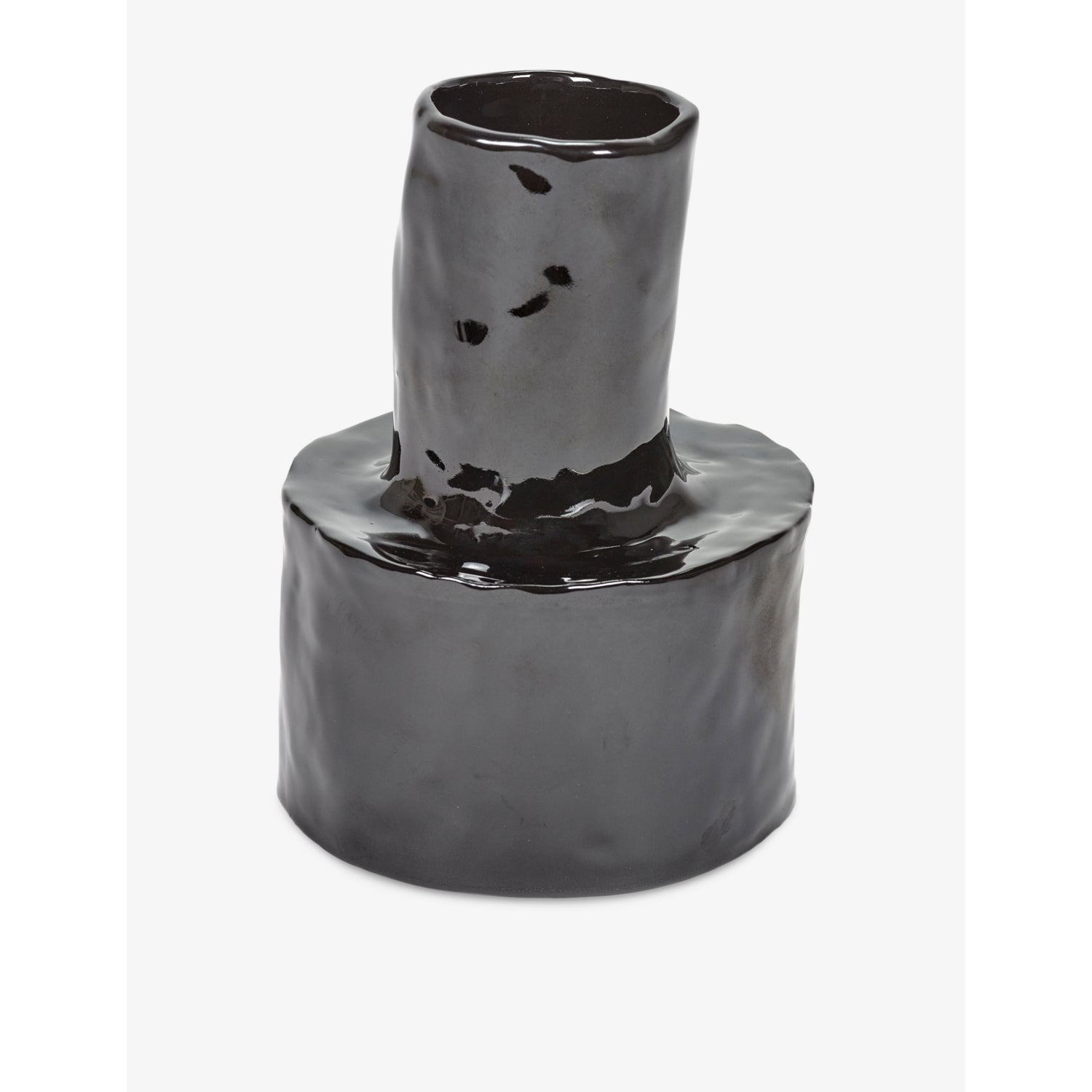 Serax stoneware vase Helena ripple effect 20cm - British product