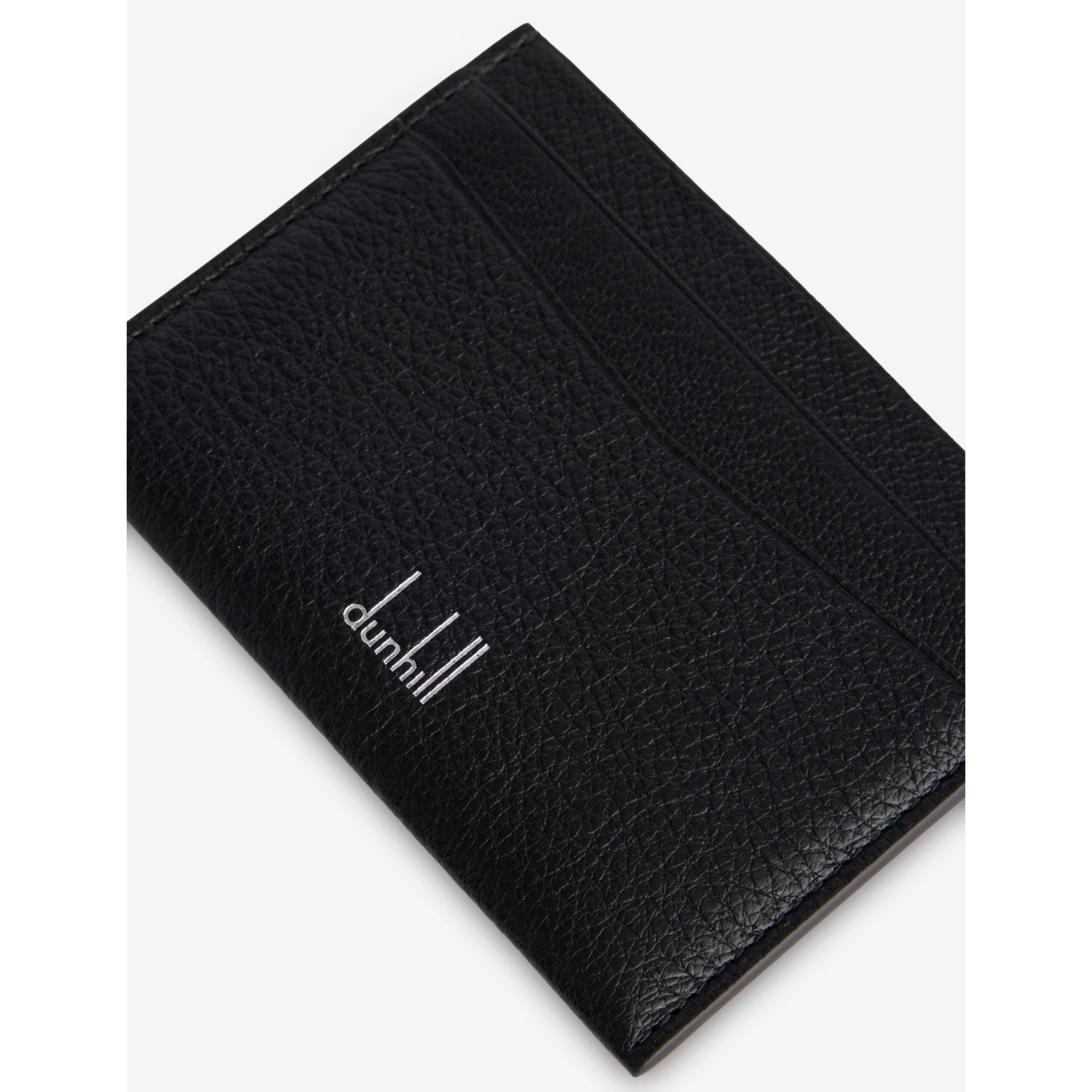 Dunhill leather card case with three card slots (British brand)