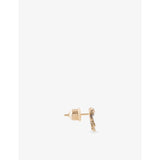 Kismet by Milka Feather Arc diamond stud earring 0.06ct, UK version