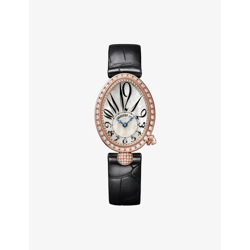 Breguet Reine de Naples rose gold diamond watch 25mm, imported from the UK