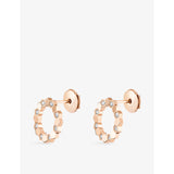 Chaumet 18ct rose-gold round diamond earring, UK version