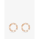 Chaumet 18ct rose-gold round diamond earring, UK version