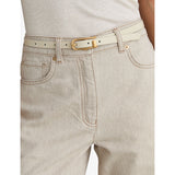 Reiss half keeper leather belt accessory (British brand)
