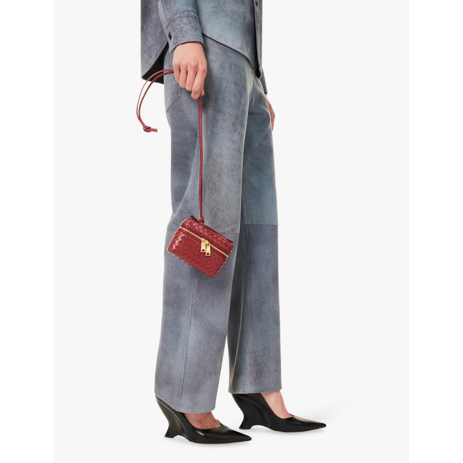 Bottega Veneta intrecciato leather cross-body bag 23cm, UK version