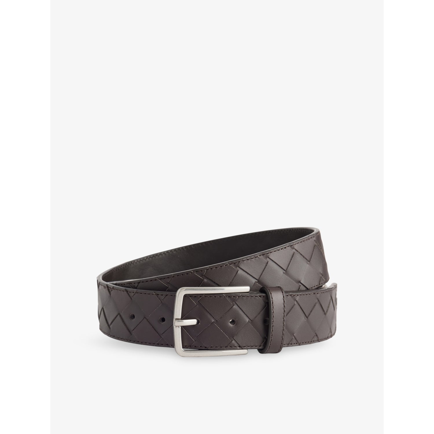 Bottega Veneta Intrecciato leather belt, UK version