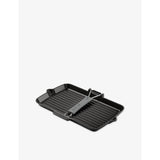 Staub rectangular cast iron grill pan 34cm, imported from the UK