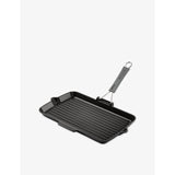 Staub rectangular cast iron grill pan 34cm, imported from the UK