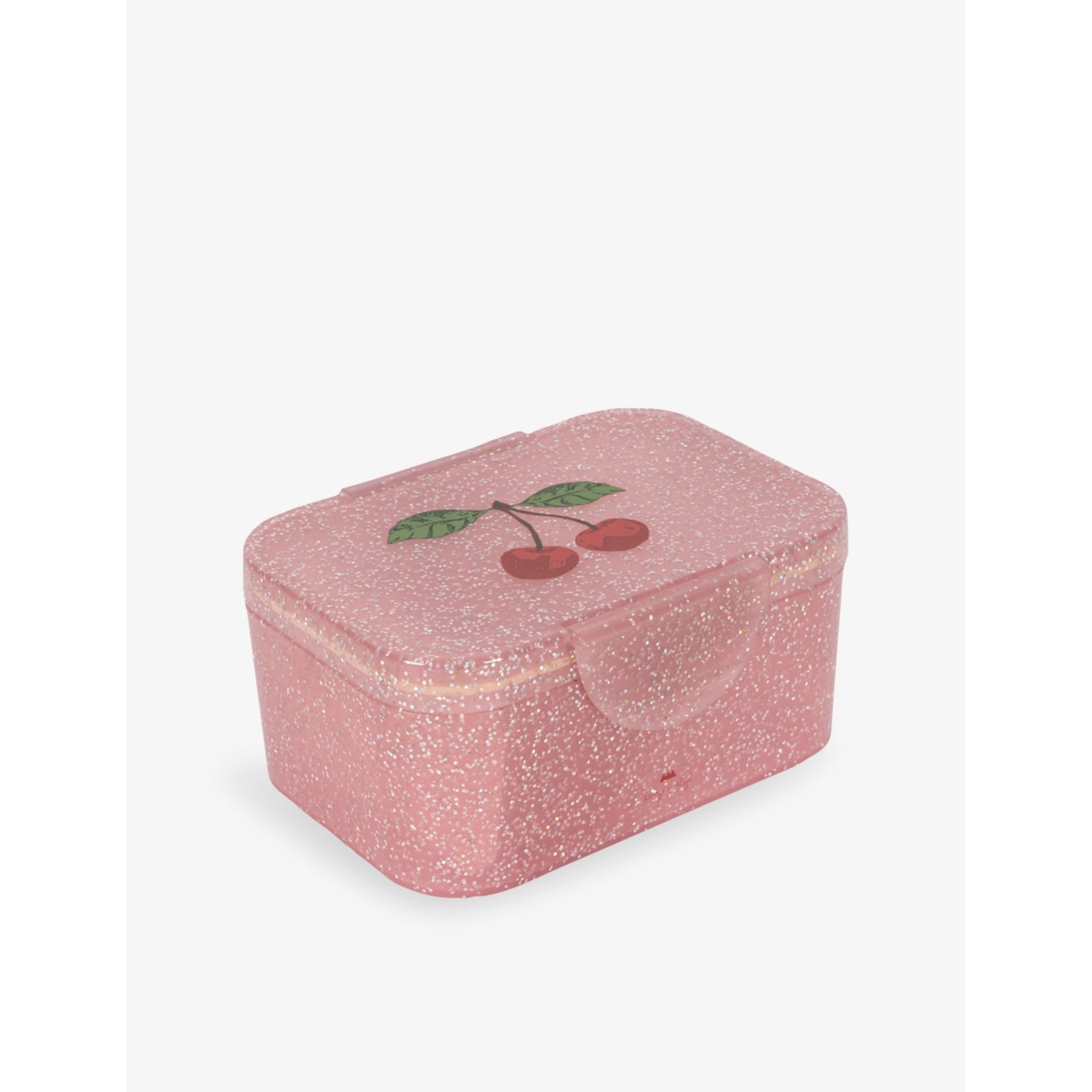 Konges Slojd cherry-print glitter lunch box - British product