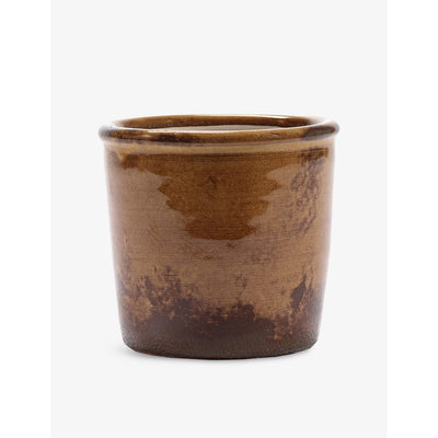 selfridges Serax Glazed Shades Extra Small Terracotta Flower Pot- Buy online at McGrocer
