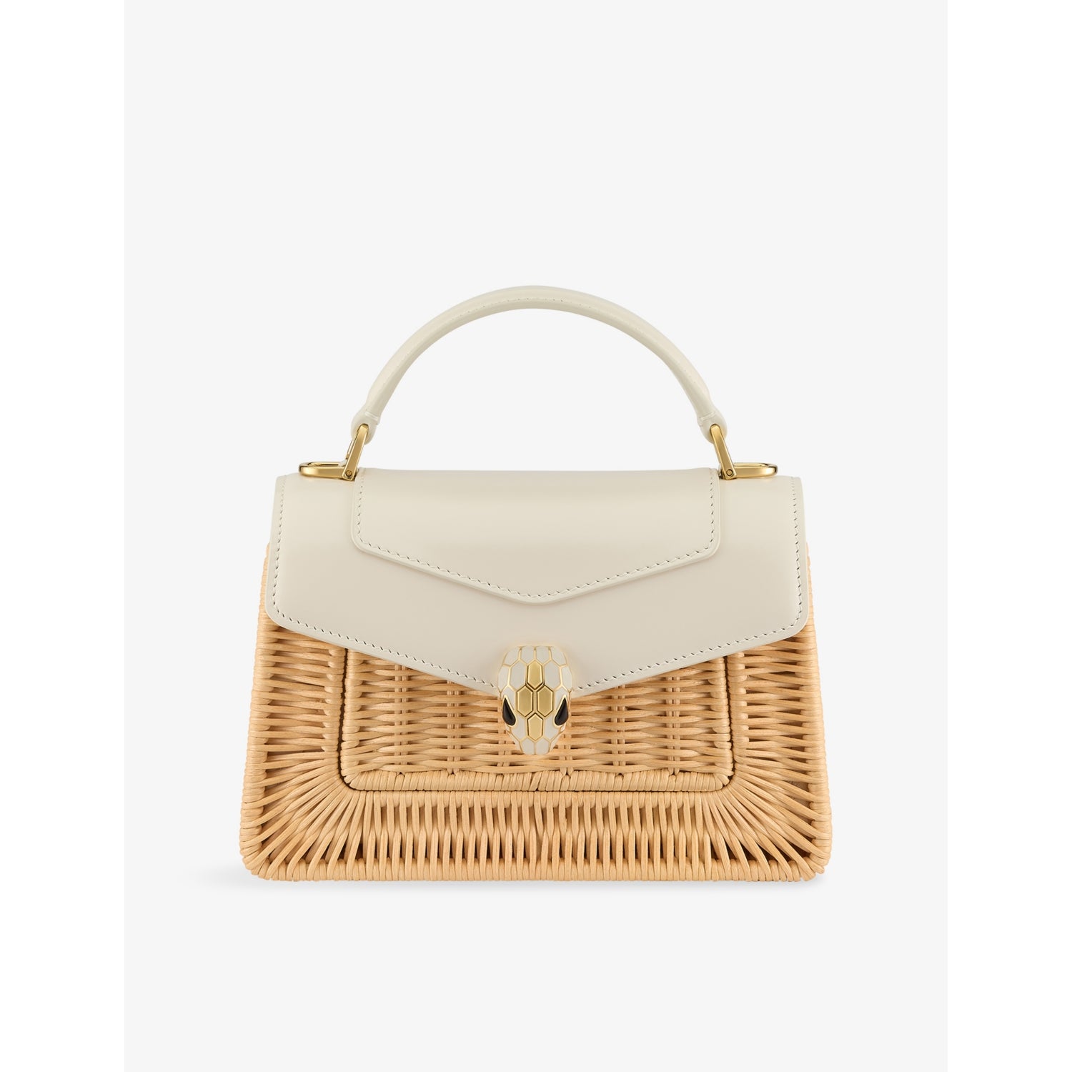 Bvlgari Serpenti Forever Mini top-handle bag with Calla crystals (British brand)