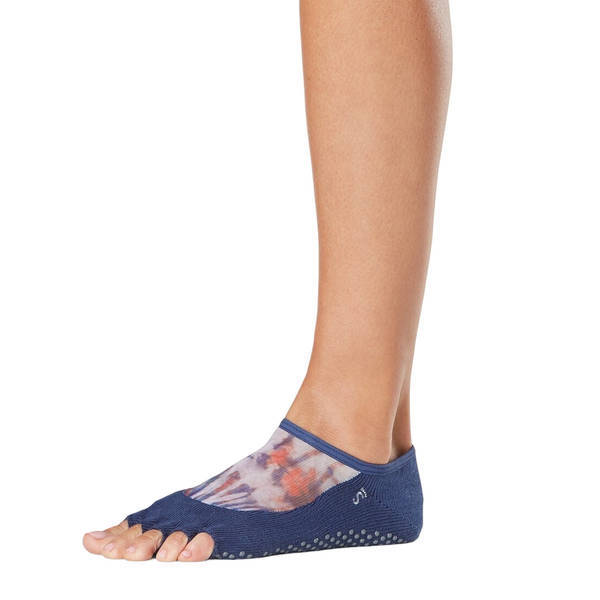 Toesox Womens Luna Santa Fe Half Toe Socks (M)