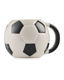 Student mug with six designs including Football and Cherries - British product