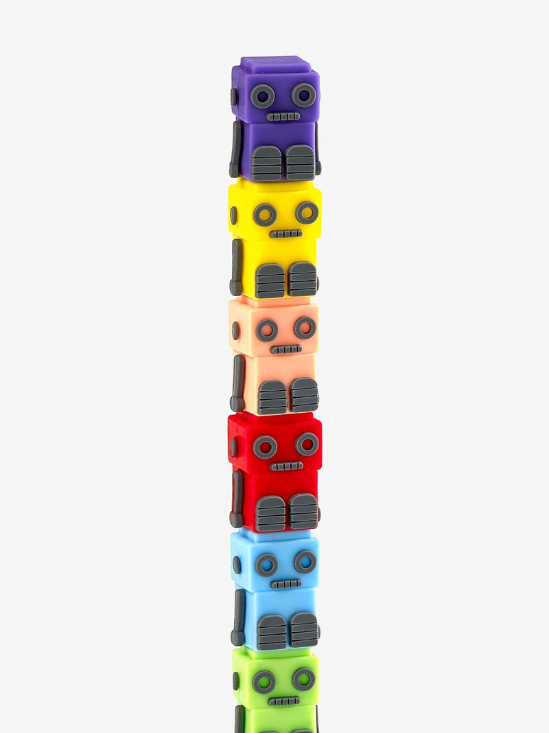 Multi Robots stacking highlighter pens for children, imported from the UK