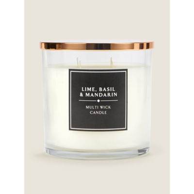 George Home lime, basil & mandarin XL candle, UK version