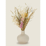 George Home artificial dried floral arrangement in vase 10x12x36cm, UK version