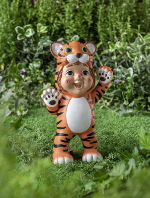 George Home Tiger Gnome decorative figure 14x8x23cm, UK version